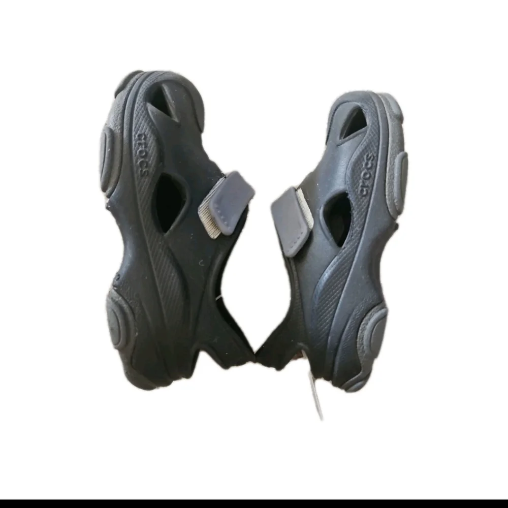 Crocs Black Classic All-Terrain Toddler Boys’ Clogs C7 Durable Slip-On Clog C7